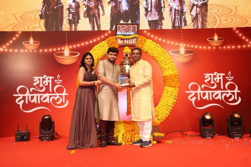 Company directors receiving a prestigious industry award during a recognition ceremony.